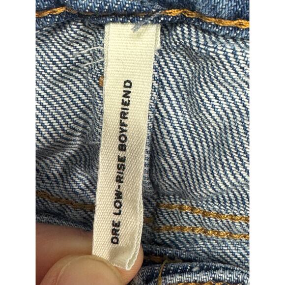 Rag & Bone Women's Dre Low-Rise Boyfriend Blue Denim Jeans - Size 29 (32x30) - Picture 5 of 6